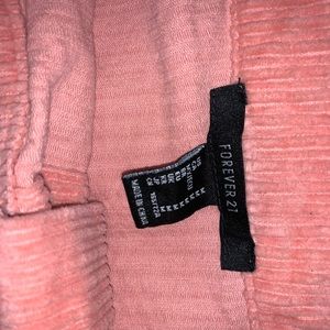 baby pink corduroy skirt